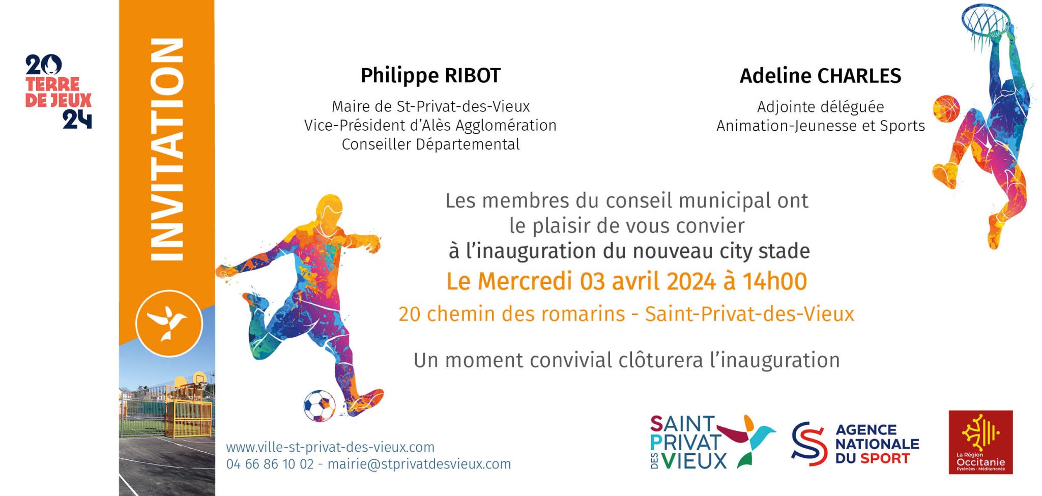 Inauguration Du City Stade Commune De Saint Privat Des Vieux