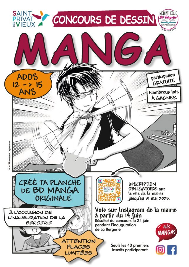 Concours De Dessin Manga Commune De Saint Privat Des Vieux